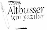 Etienne Balibar Althusser İçin Yazılar