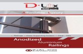 INALCO - ANODIZED ALUMINIUM RAILINGS (D-LUX)