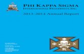 2013 - 2014 Phi Kappa Sigma Annual Report