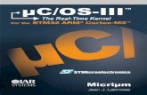 uC OS III the Real-Time Kernel for the Kinectis ARM Cortex-M4