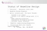 Paul drumm, mutac jan 2003 1 1 Precursor: - Resources since cm16. Beamline Review Response. Optics related work: the major threads: -Current (ε,p) status.