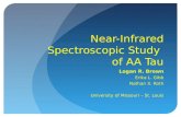 Near-Infrared Spectroscopic Study of AA Tau Logan R. Brown Erika L. Gibb Nathan X. Roth University of Missouri – St. Louis.