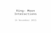 Ring- Moon Interactions 16 November 2015. Shepherd Satellites of F ring.