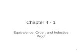 1 Chapter 4 - 1 Equivalence, Order, and Inductive Proof.