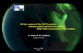 All-sky camera of the ALFA project: common points and interests with the Wide Field Astronomical Observations E. Séran & M. Godefroy CETP, St-Maur June.