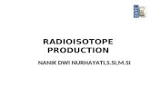 RADIOISOTOPE PRODUCTION NANIK DWI NURHAYATI,S.SI,M.SI.