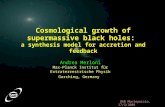 Cosmological growth of supermassive black holes: a synthesis model for accretion and feedback OAR Monteporzio, 17/3/2008 Andrea Merloni Max-Planck Institut.