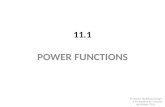 11.1 POWER FUNCTIONS Functions Modeling Change: A Preparation for Calculus, 4th Edition, 2011, Connally.