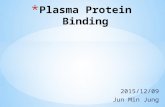2015/12/09 Jun Min Jung. * Compounds can bind to albumin (HSA), α1-acid glycoprotein (AGP), or lipoproteins in blood. * Binding to plasma protein can.