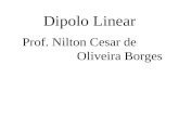 Dipolo Linear Prof. Nilton Cesar de Oliveira Borges.