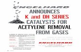 ANNOUNCES Κ and DH SERIES CATALYSTS FOR ACETYLENE REMOVAL FROM GASES