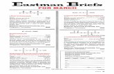 Eastman Briefs FOR MARCH