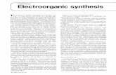 Electroorganic synthesis useful tool for synthetic organic chemists
