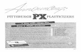 Announcing: PITTSBURGH PX PLASTICIZERS