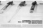 CORNING announces the six-month guarantee on electrodes