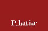 Platia Restaurant Menu