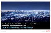 High Voltage DC Technologies