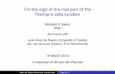 On the sign of the real part of the Riemann zeta function