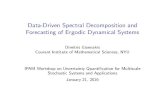 Data-Driven Spectral Decomposition and Forecasting of Ergodic ...