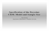 CRM calibration and sample size.