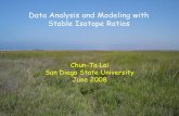 Data Analysis and Modeling with Stable Isotope Ratios