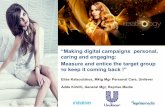 “Making digital campaigns personal, caring and engaging: Measure ...