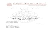 Universit`a degli Studi di Padova Measurement of the Inclusive ...
