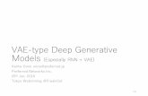 VAE-type Deep Generative Models
