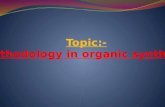 Methodology of organic synthesis