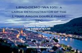 LBNO-DEMO (WA105): a large demonstrator of the Liquid Argon ...