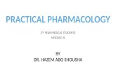 Practical pharmacology CNS