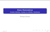 Bases Matemáticas - Limites Infinitos, Limites no Infinito, Assíntotas