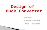 Design of Buck Converter