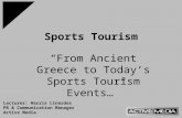 Sports Tourism In Greece  2016