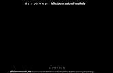 AUTONOMA - Nikos Anastasopoulos - Autonomy: Reflections on Scale and Complexity