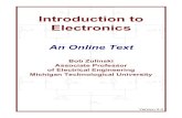 Introduction to Electronics - An Online Text