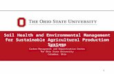 Soil Health and Environmental Management for Sustainable Agricultural Production Systems
