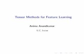 Tensor Methods for Feature Learning
