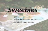 Sweebies.gr - Οργάνωση παιδικών πάρτι, είδη πάρτι