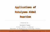 Applications of Mukaiyama aldol reaction