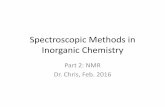 NMR for inorganic chemistry