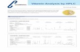 Vitamin Analysis by HPLC