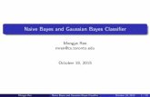 Naive Bayes and Gaussian Bayes Classifier