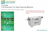 S-TC100 full automatic tin slag cleaning machine