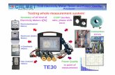 TE30 Electricity Meter Tester and Power Quality Analyzer