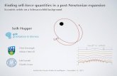 Finding self-force quantities in a post-Newtonian expansion