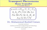 Transport phenomena-Mass Transfer 31-Jul-2016
