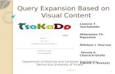 Query expansion based on visual content new