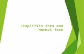 Simplifies and normal forms - Theory of Computation