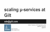 JavaOne 2015: Scaling micro services at Gilt